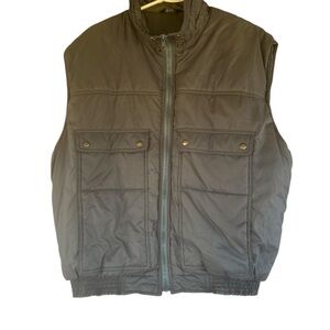 Ozark Trail Men's Gray Puffer Vest